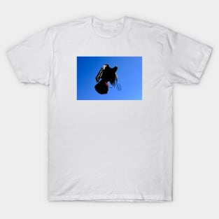 Alpine Jackdaw Bird / Swiss Artwork Photography T-Shirt